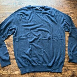 J. Crew Harbor Cotton blue xl men’s sweater